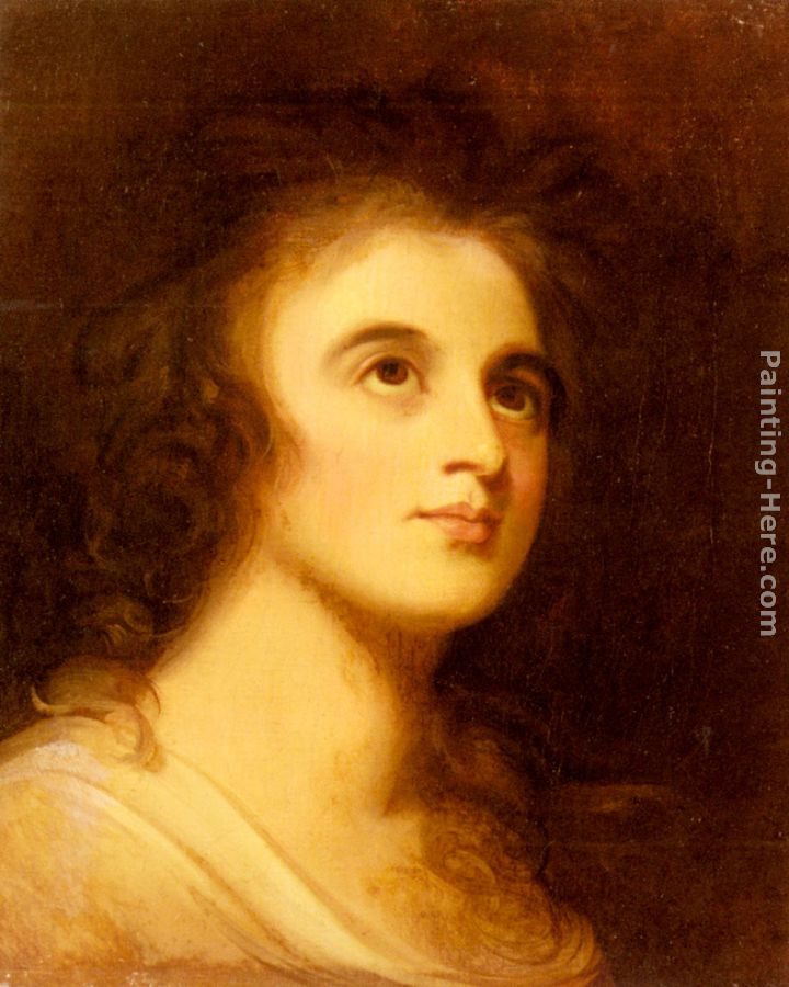 George Romney Portrait of Emma Hamilton